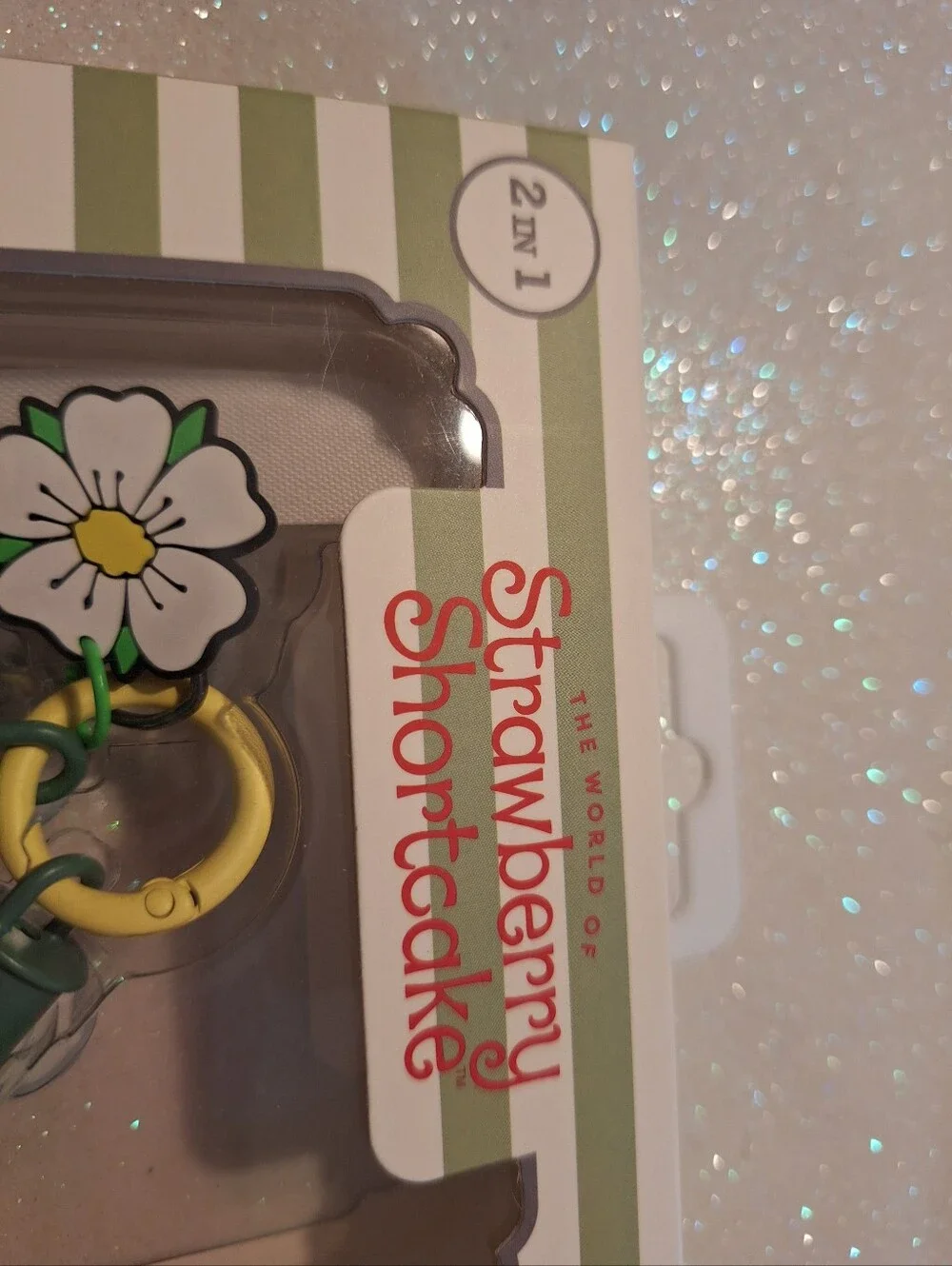 Strawberry Shortcake Lemon Keychain Charging Wristlet Cable USB-C to USB-C New